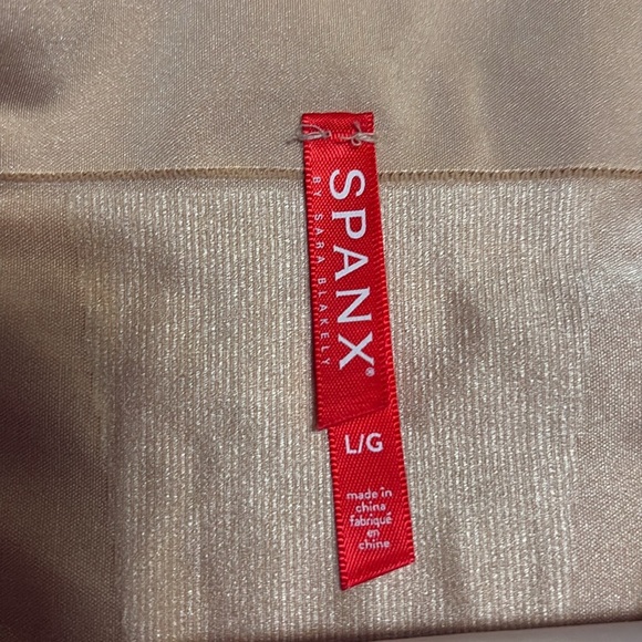 SPANX high waisted tummy and waist control shaper brief panty NWOT neutral Large - Picture 2 of 6